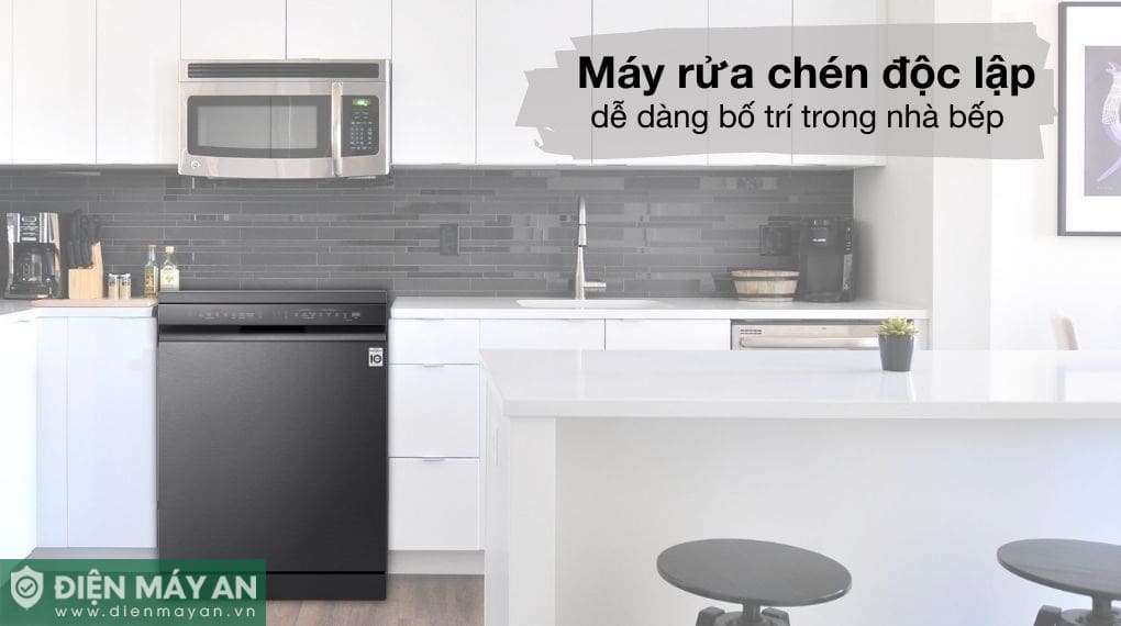 Máy rửa bát độc lập LG LDT14BLA4 (Đen)